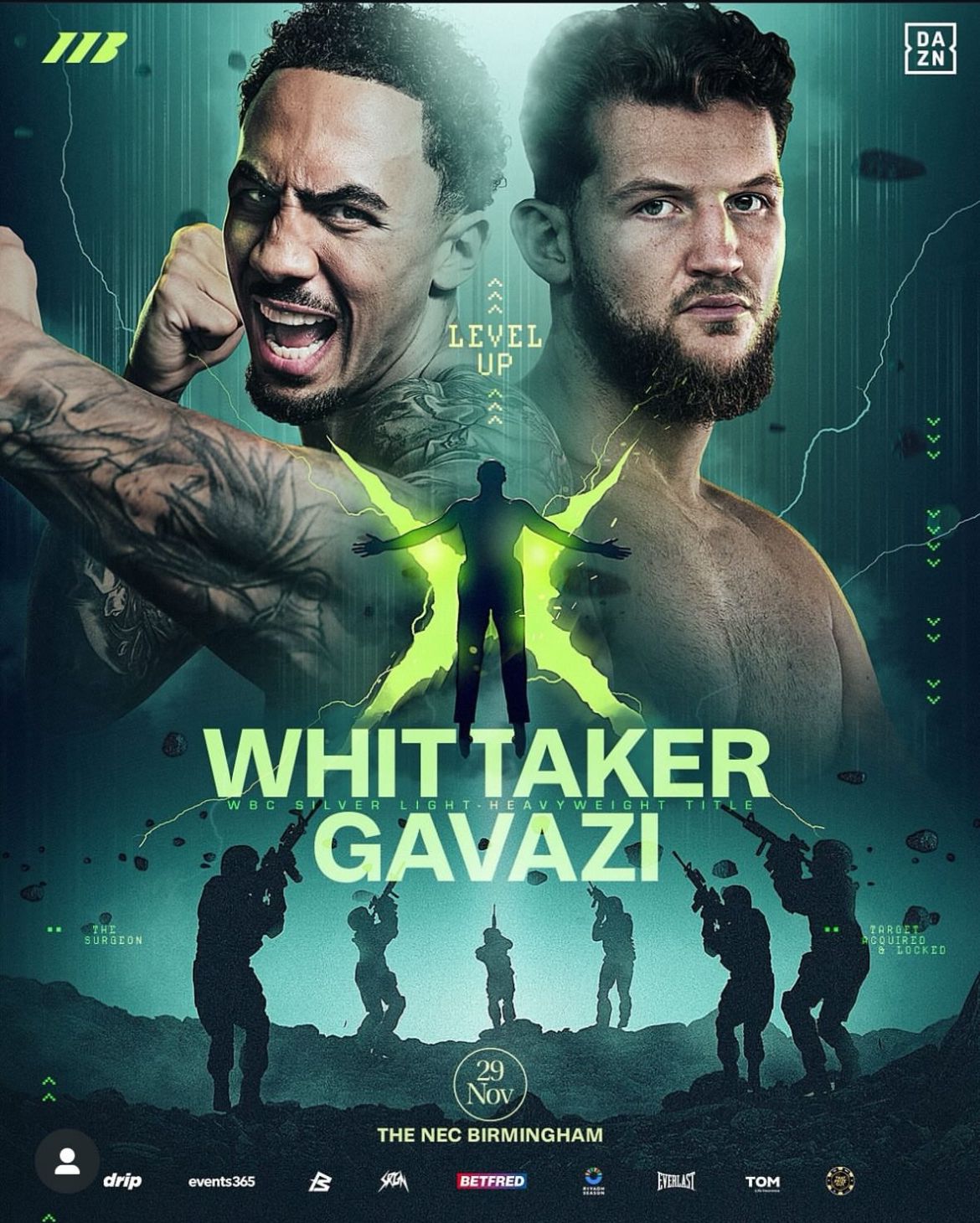 Benjamain Gavazi gegen Ben Whittaker Benjamain Gavazi gegen Ben Whittaker